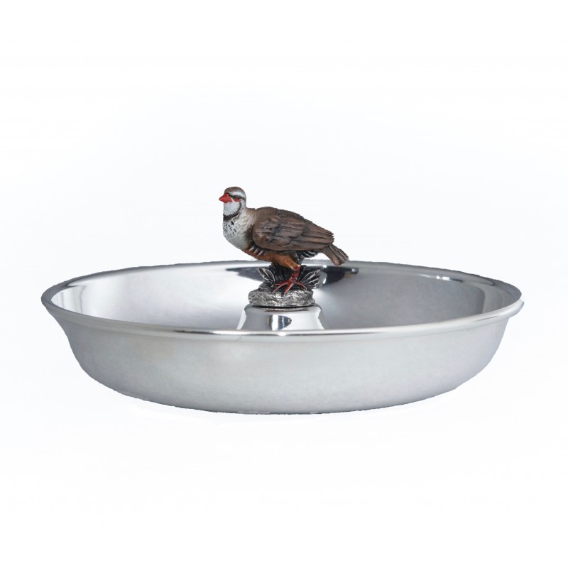 Silverplated round bowl