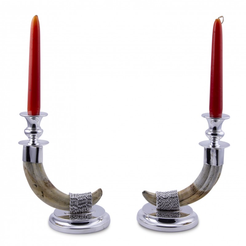 Warthog candlesticks